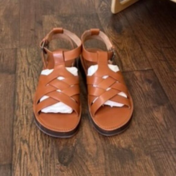 Madewell | Leather Platform Sandal - Picture 2 of 5